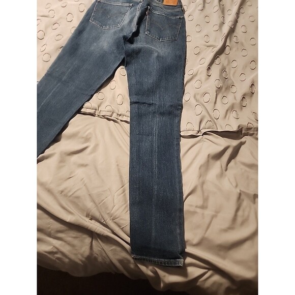 Levis 721 Jeans Women's Size 29 Blue Denim High-Rise Skinny Stretch - Picture 7 of 9
